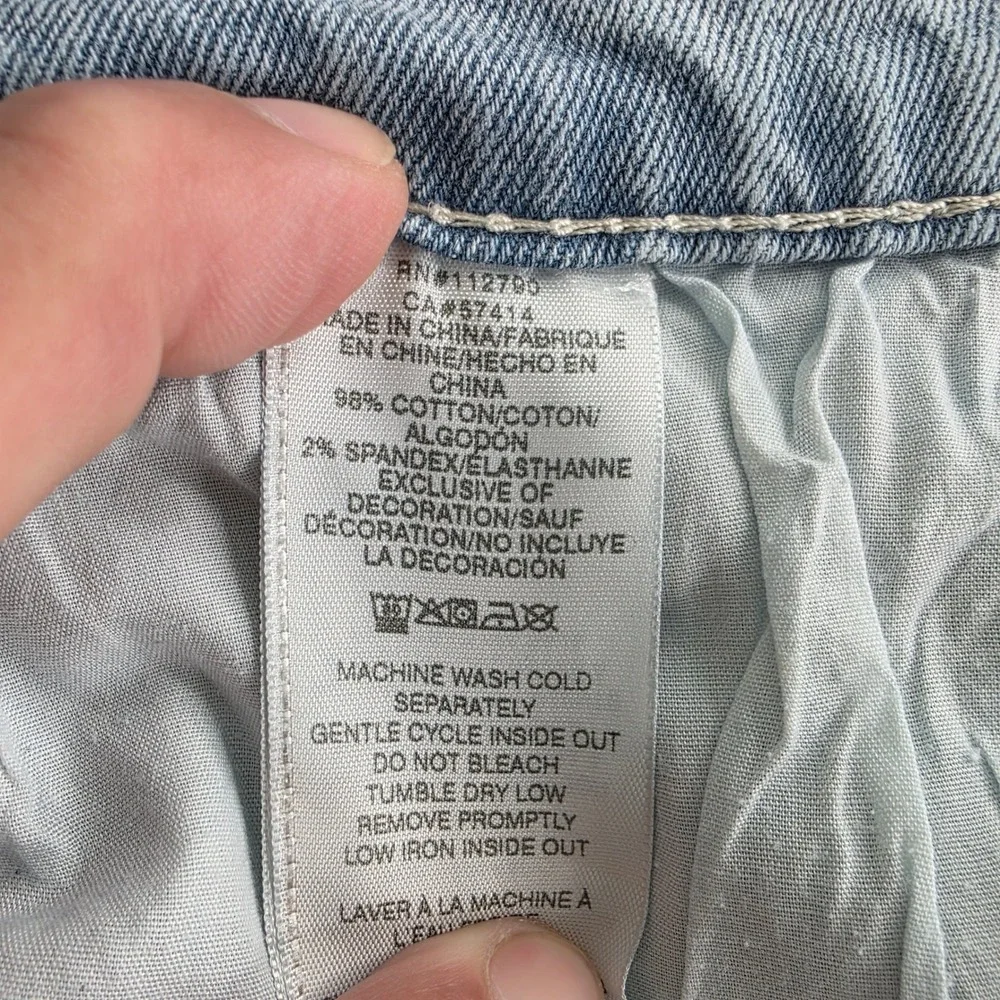 True Religion Ricky Relaxed Straight Light Wash Denim Jeans Mens 31x33